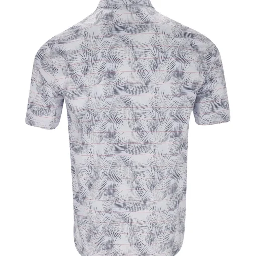 Greg Norman Sea Breeze ML75 Stretch Shirt Polo Short Sleeve Golf Apparel