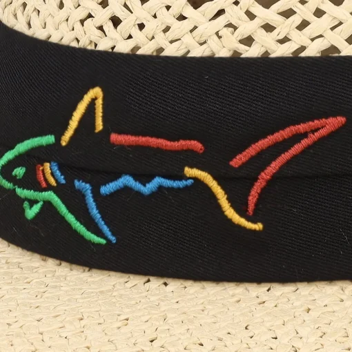Greg Norman Signature Straw Headwear Cap Golf Apparel