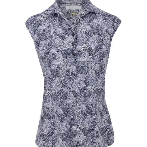 Greg Norman Solar XP Eden Sleeveless Shirt Polo Short Sleeve Golf Apparel