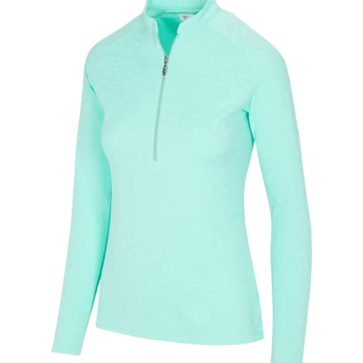 Greg Norman Solar XP Grotto 1/2 Zip Outerwear Pullover Golf Apparel