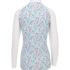 Greg Norman Solar XP Paisley Print 1/2 Zip Outerwear Pullover Golf Apparel