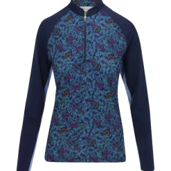 Greg Norman Solar XP Paisley Print 1/2 Zip Outerwear Pullover Golf Apparel