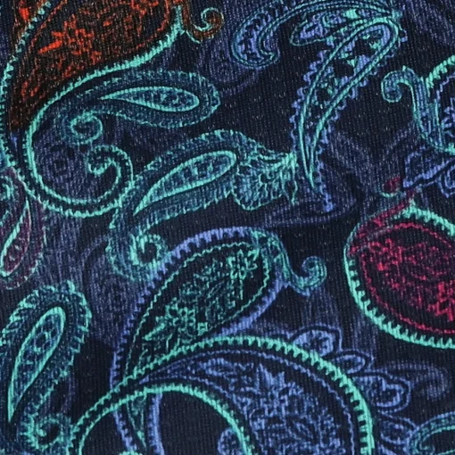Greg Norman Solar XP Paisley Print 1/2 Zip Outerwear Pullover Golf Apparel