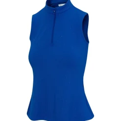 Greg Norman Stardust Sleeveless Shirt Polo Short Sleeve Golf Apparel