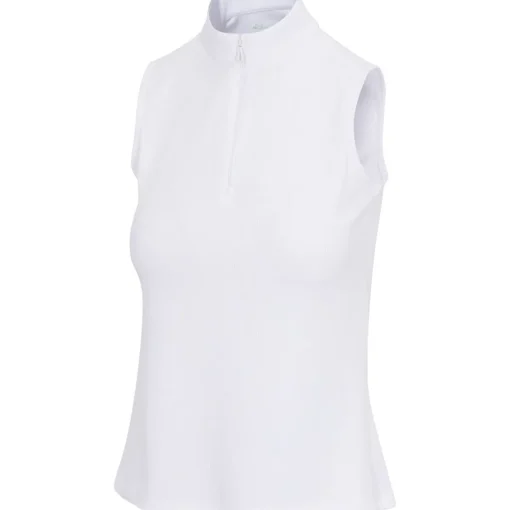 Greg Norman Stardust Sleeveless Shirt Polo Short Sleeve Golf Apparel