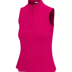 Greg Norman Stardust Sleeveless Shirt Polo Short Sleeve Golf Apparel