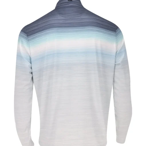 Greg Norman Sunset Ombre Outerwear 1/4 Zip Golf Apparel