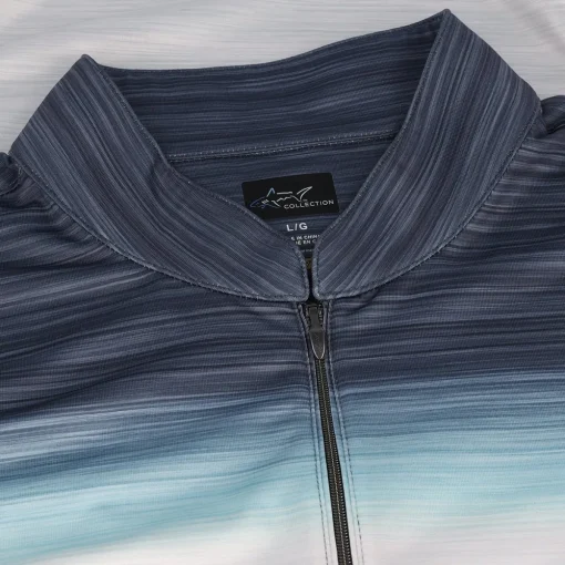 Greg Norman Sunset Ombre Outerwear 1/4 Zip Golf Apparel