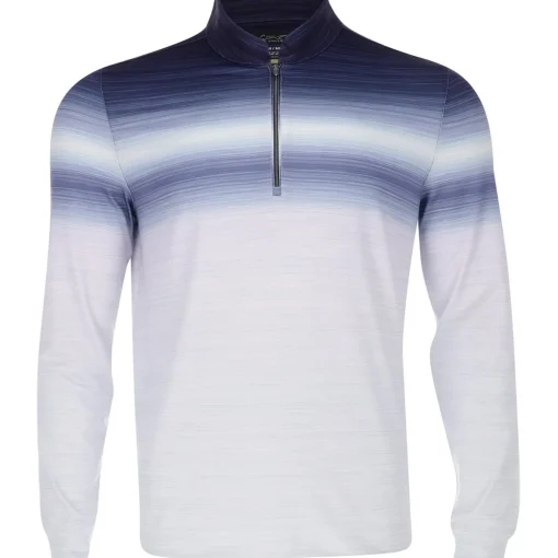 Greg Norman Sunset Ombre Outerwear Pullover Golf Apparel