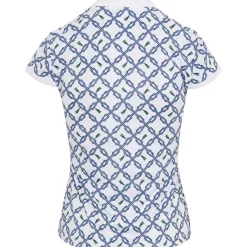 Greg Norman Taromina Capped-Sleeve Shirt Polo Short Sleeve Golf Apparel