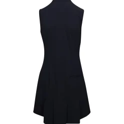 Greg Norman Tech Warp-Knit Sleeveless Zip Dress Polo Short Sleeve Golf Apparel