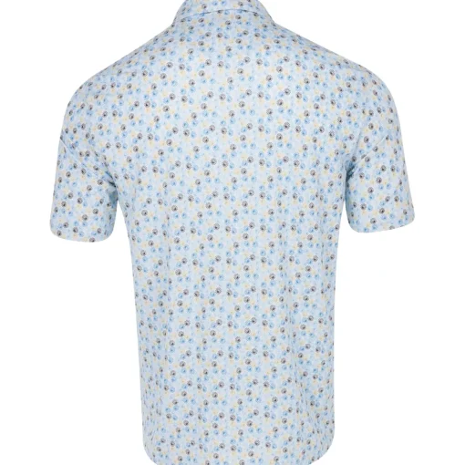 Greg Norman Tee Time ML75 Stretch Shirt Polo Short Sleeve Golf Apparel