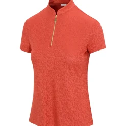 Greg Norman Tierra Jacquard Shirt Polo Short Sleeve Golf Apparel
