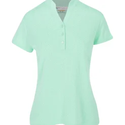 Greg Norman Trellis Jacquard Button Shirt Polo Short Sleeve Golf Apparel
