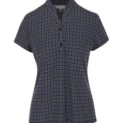 Greg Norman Trellis Jacquard Button Shirt Polo Short Sleeve Golf Apparel