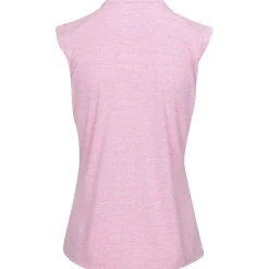Greg Norman Tweed Jacquard Sleeveless Zip Mock Shirt Polo Short Sleeve Golf Apparel
