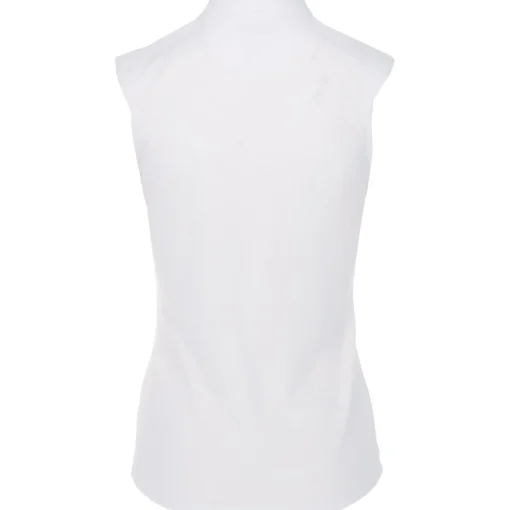 Greg Norman Tweed Jacquard Sleeveless Zip Mock Shirt Polo Short Sleeve Golf Apparel
