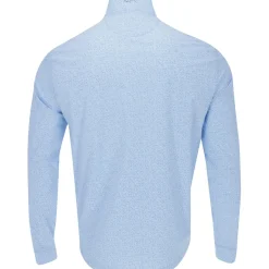 Greg Norman Weatherknit Boomerang Stretch 1/4 Zip Outerwear Pullover Golf Apparel