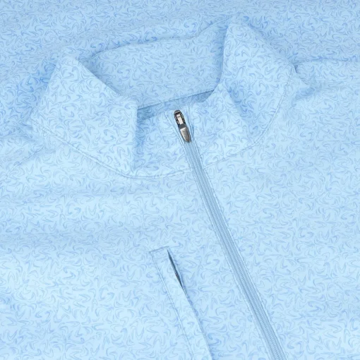 Greg Norman Weatherknit Boomerang Stretch 1/4 Zip Outerwear Pullover Golf Apparel