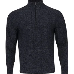 Greg Norman Weatherknit Boomerang Stretch 1/4 Zip Outerwear Pullover Golf Apparel