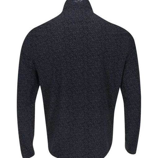Greg Norman Weatherknit Boomerang Stretch 1/4 Zip Outerwear Pullover Golf Apparel