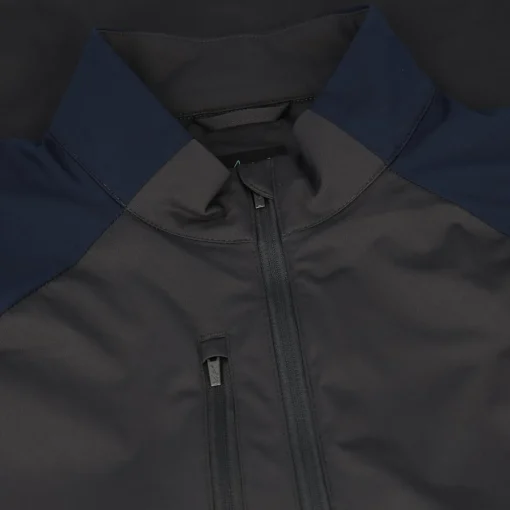 Greg Norman Weatherknit L/S Block Full Zip Jacket Outerwear Jacket Golf Apparel