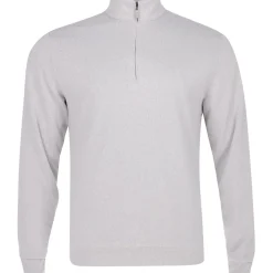 Greg Norman Weatherknit Lined 1/4 Zip Windsweater Outerwear Pullover Golf Apparel
