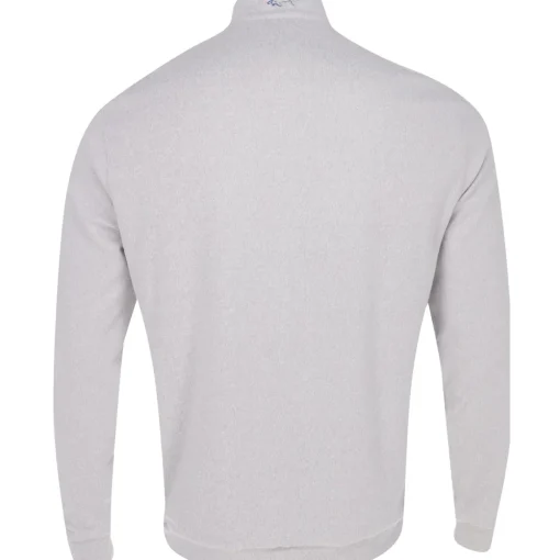 Greg Norman Weatherknit Lined 1/4 Zip Windsweater Outerwear Pullover Golf Apparel