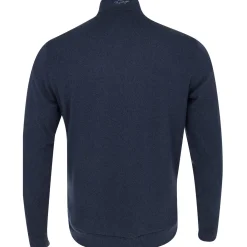 Greg Norman Weatherknit Lined 1/4 Zip Windsweater Outerwear Pullover Golf Apparel