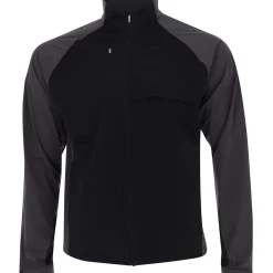Greg Norman Weatherknit L/S Block Full Zip Jacket Rainwear Rain Jacket Golf Apparel