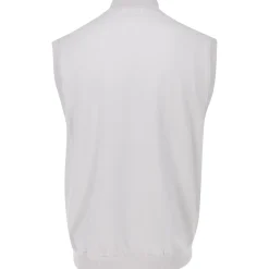 Greg Norman Weatherknit Performance Blend Lined Full-Zip Wind Outerwear Vest Golf Apparel