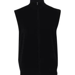 Greg Norman Weatherknit Performance Blend Lined Full-Zip Wind Outerwear Vest Golf Apparel