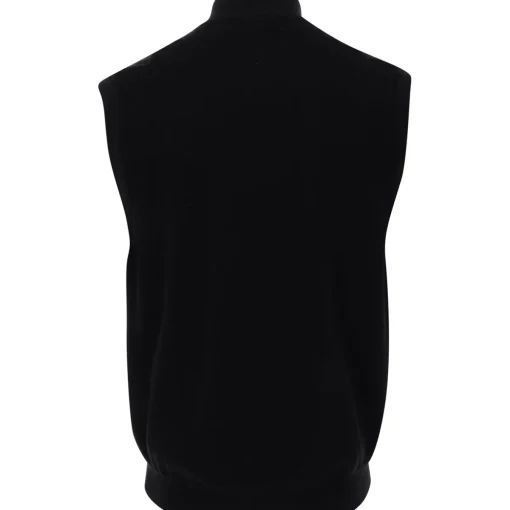 Greg Norman Weatherknit Performance Blend Lined Full-Zip Wind Outerwear Vest Golf Apparel