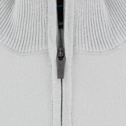 Greg Norman WeatherKnit Performance Blend Lined 1/4 Zip Wind Outerwear Pullover Golf Apparel