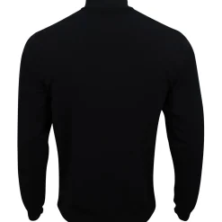 Greg Norman WeatherKnit Performance Blend Lined 1/4 Zip Wind Outerwear Pullover Golf Apparel
