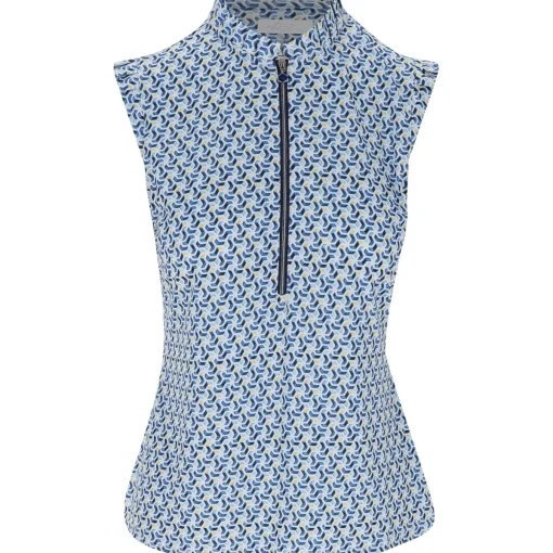 Greg Norman Windsor Sleeveless Shirt Polo Short Sleeve Golf Apparel