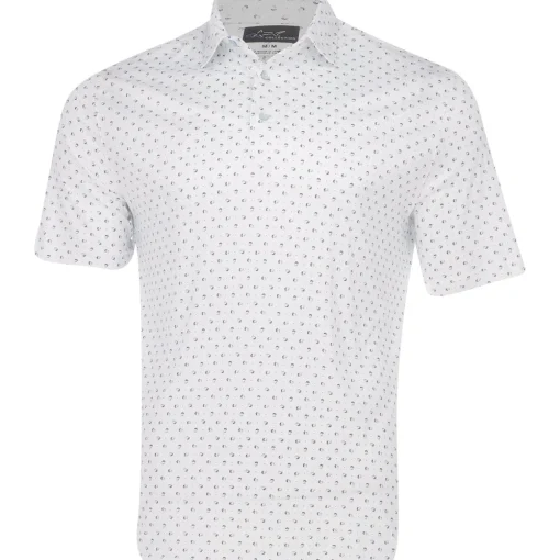 Greg Norman X-Lite River Drive Shirt Polo Short Sleeve Golf Apparel