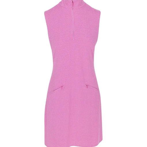 IBKUL Essential Check Dress Polo Short Sleeve Golf Apparel