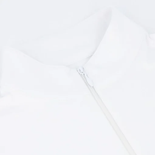 IBKUL Essential LS Zip Mock Shirt Polo Long Sleeve Golf Apparel
