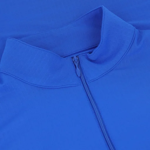 IBKUL Essential LS Zip Mock Shirt Polo Long Sleeve Golf Apparel