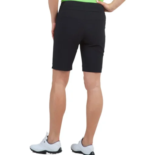IBKUL Essential Stretch Woven Bermuda Shorts Flat Front Golf Apparel
