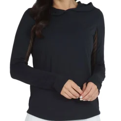IBKUL Solid Hoodie Outerwear Pullover Golf Apparel