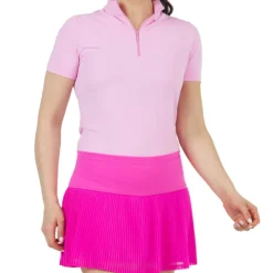 IBKUL Solid Mesh 13" Skort Regular Golf Apparel