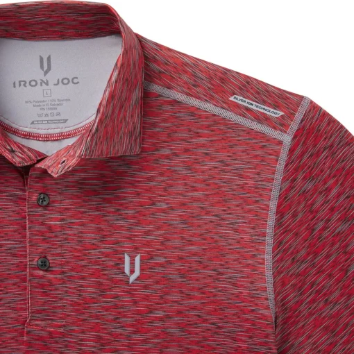 Iron Joc Performance Shirt Polo Short Sleeve Golf Apparel