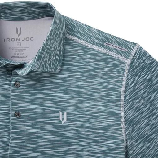 Iron Joc Performance Shirt Polo Short Sleeve Golf Apparel