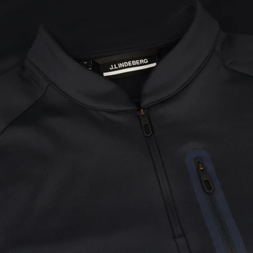 J. Lindeberg Adam Mid Layer Outerwear 1/4 Zip Golf Apparel