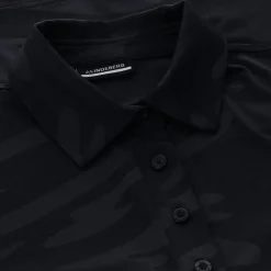 J. Lindeberg Alaya Jacquard Golf Shirt Polo Short Sleeve Golf Apparel