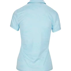 J. Lindeberg Alaya Jacquard Golf Shirt Polo Short Sleeve Golf Apparel