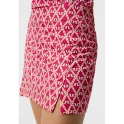 J. Lindeberg Amelie Golf Print Skort Regular Golf Apparel
