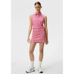 J. Lindeberg Amelie Golf Print Skort Regular Golf Apparel